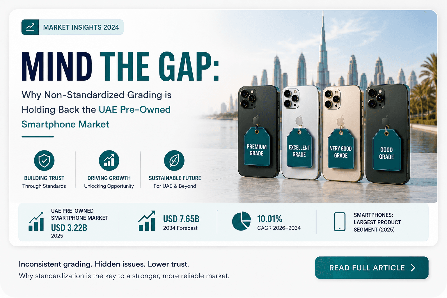 Mind the Gap: Why Non-Standardized Grading is Holding Back the UAE Second-Hand Smartphone Market
