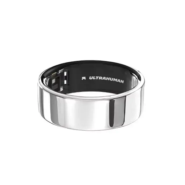 Ultrahuman Air Ring Size 9 Space Silver - Excellent (A)