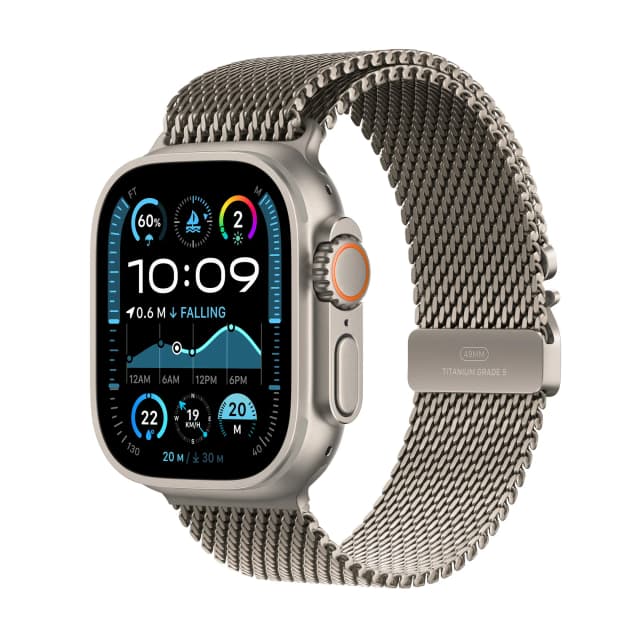 Apple Watch Ultra 2 (GPS + Cellular) 49mm Titanium Case in Natural Titanium - Like New (A+)