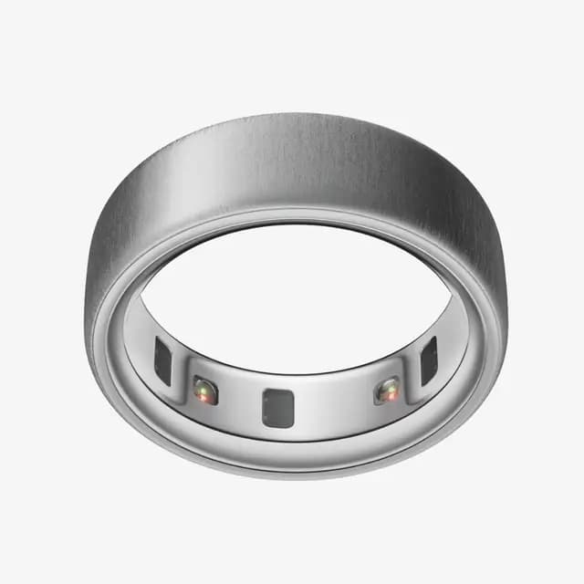 Oura Ring 4 Brushed Silver - Excellent (A)