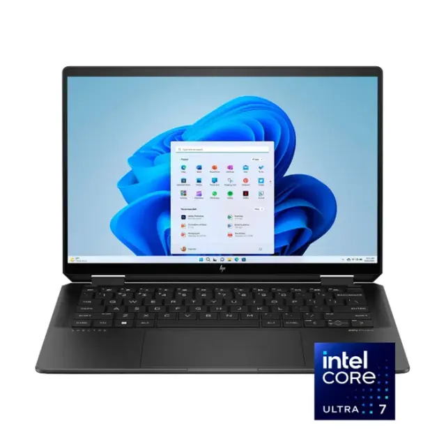 HP Spectre x360 2-in-1 Laptop 14-eu0023dx 14-inch OLED Intel Core Ultra 7 155H 32GB RAM 2TB SSD Nightfall Black - Like New (A+)